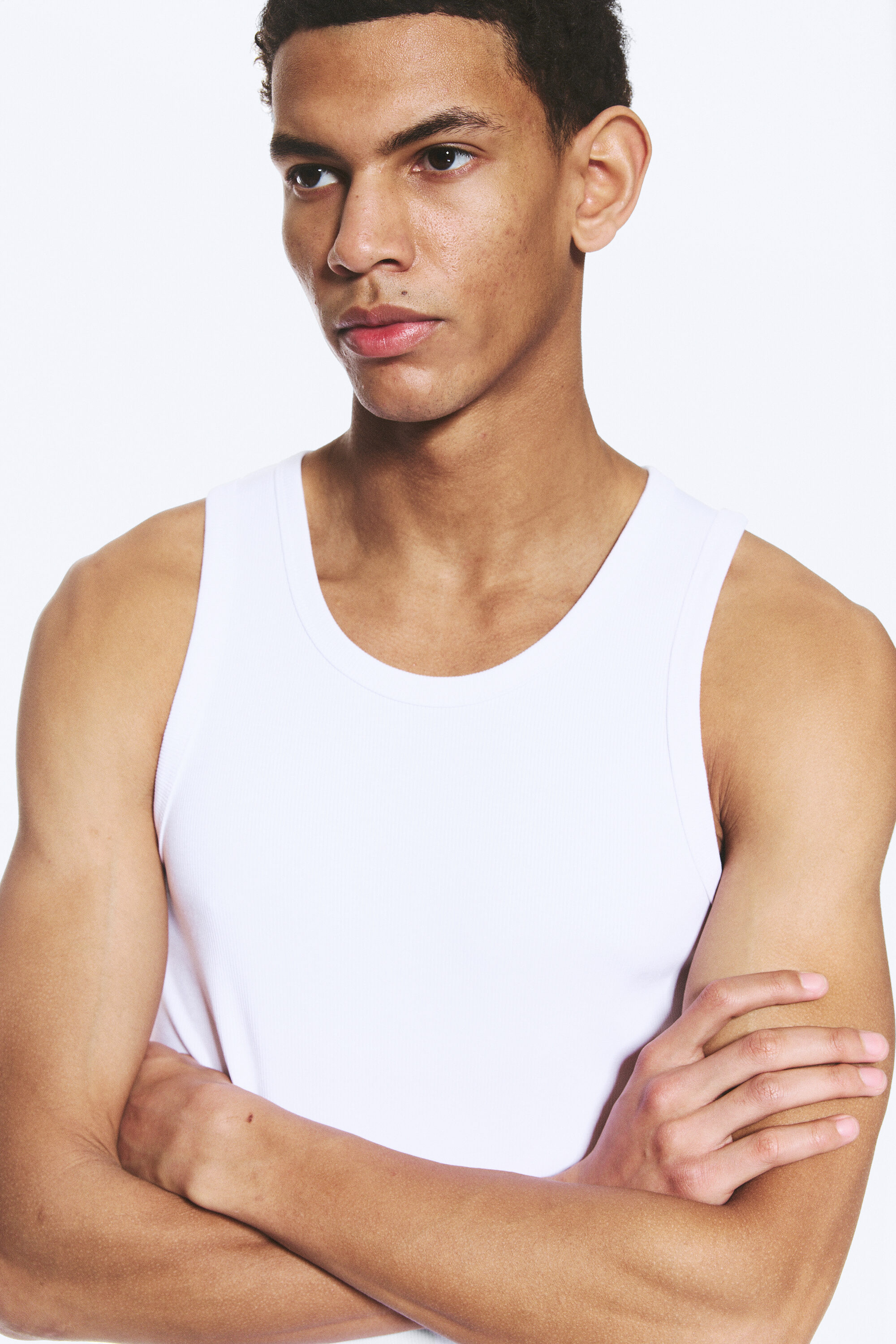 3-pack classic tank top - White | Weekday EU
