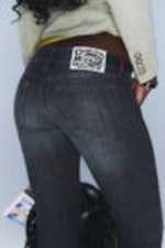 Mabel Blue - Dark Blue - Booty Bei Low Waist Skinny Bootcut Jeans - 2