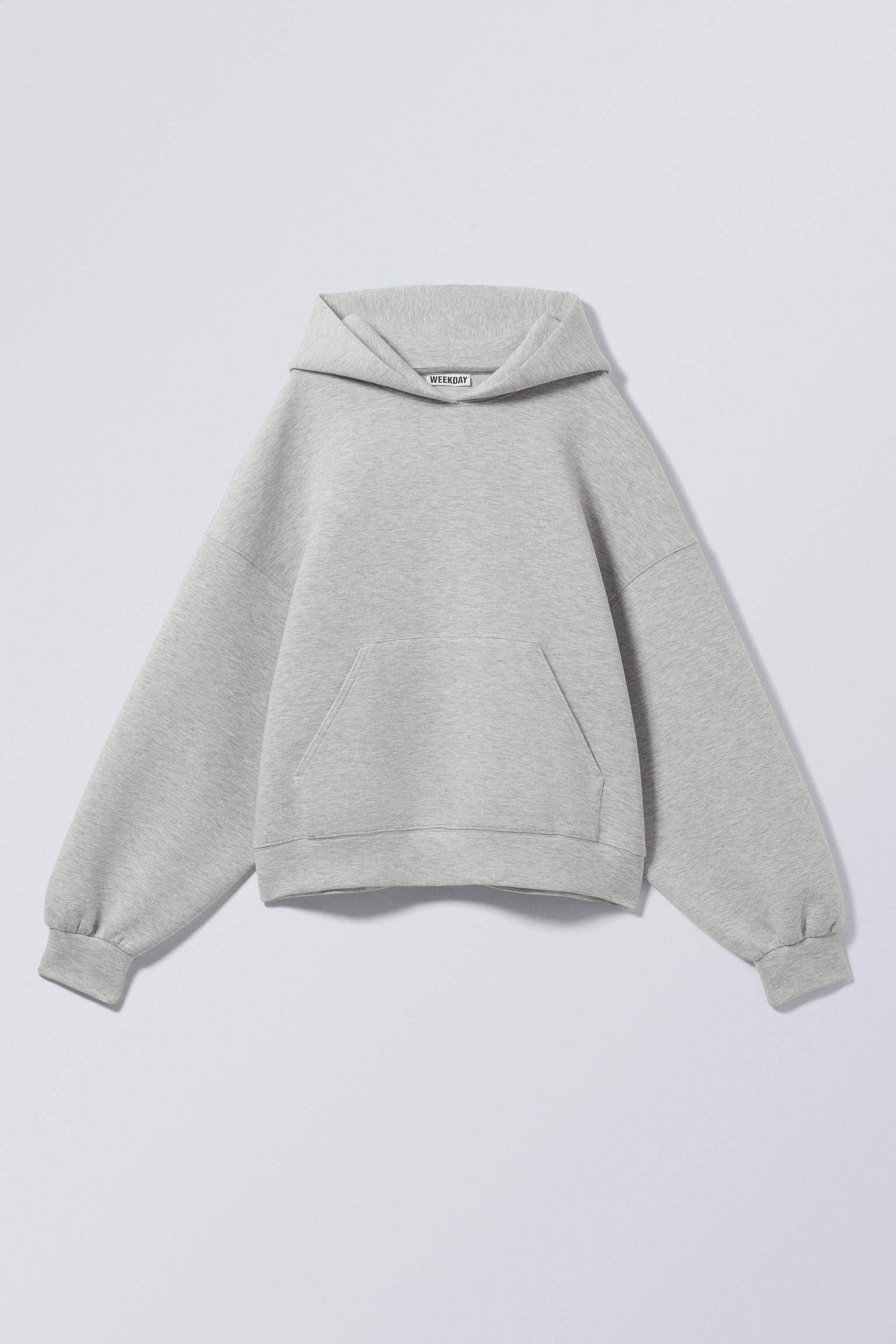 Oversized Scuba Hoodie - Light Grey/Black/Dark Grey Melange/Black/Grey Melange/Dark Khaki Green - 2