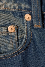 Herritage Blue - Medium Blue - Arrow Low Rise Regular Straight Jeans - 1