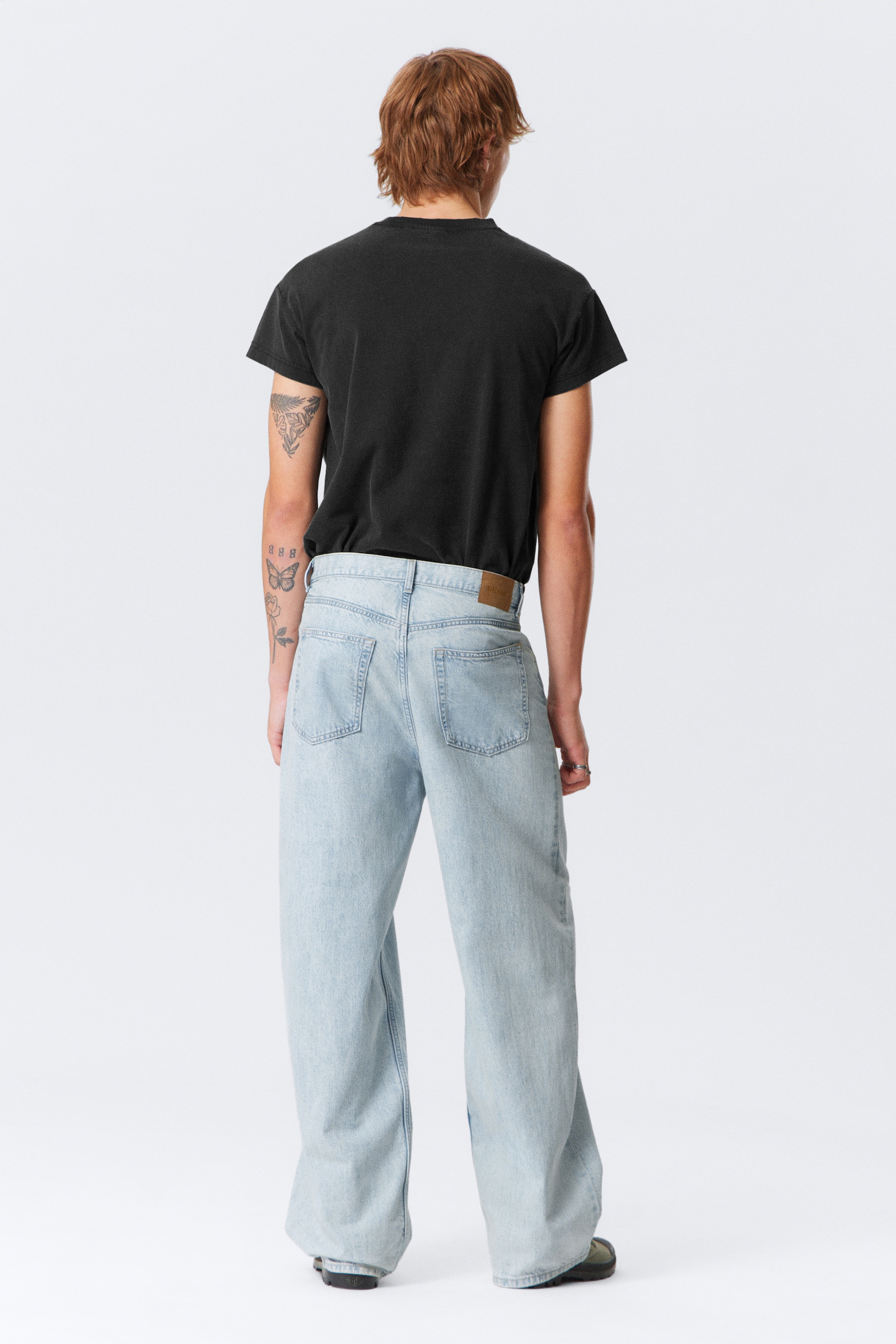 Zobrazit větší obrázek: Astro Loose Baggy Leg Jeans - Snow Blue - Light Blue - MUŽI | H&M CZ 7