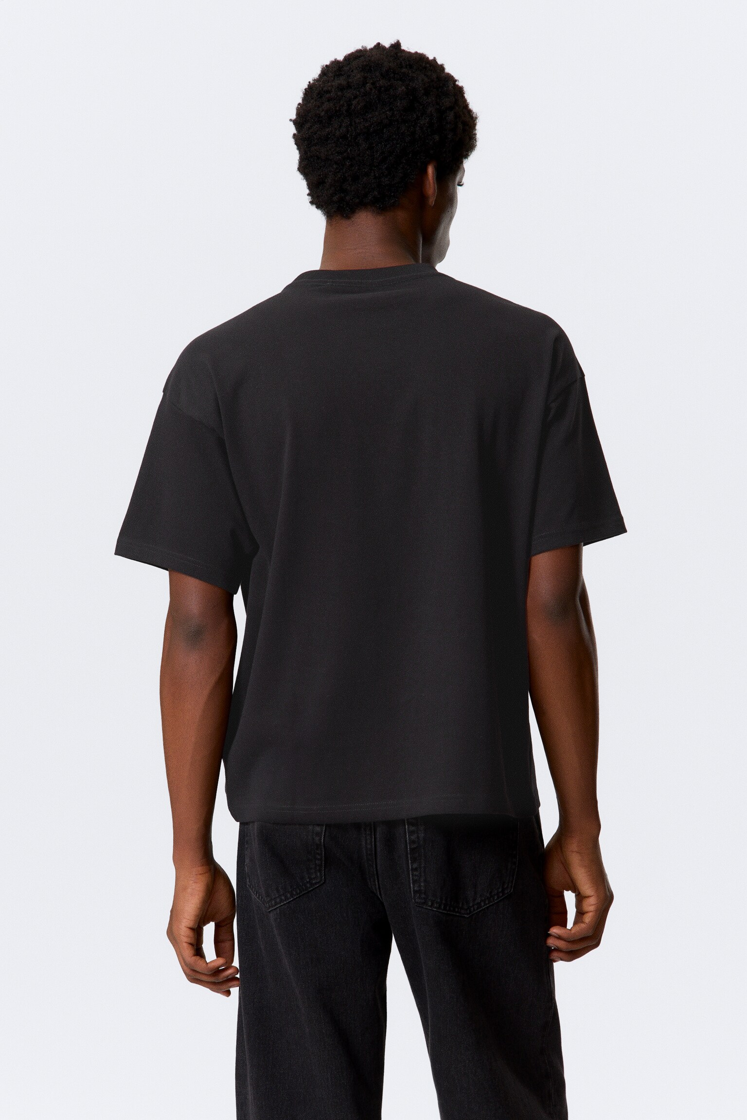 Great Boxy Heavyweight T-Shirt - Black/Dark Navy Blue/White/Dark Brown/Dark Blue/Light Grey/Khaki Green/Dark Green/Dark Grey - 5