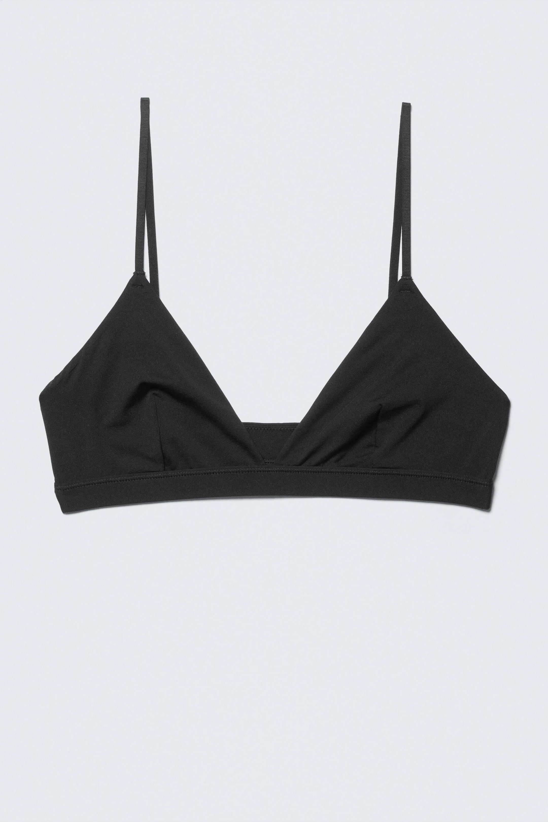 Noir - Brassière triangle micro douce - 4