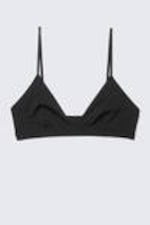 Noir - Brassière triangle micro douce - 4