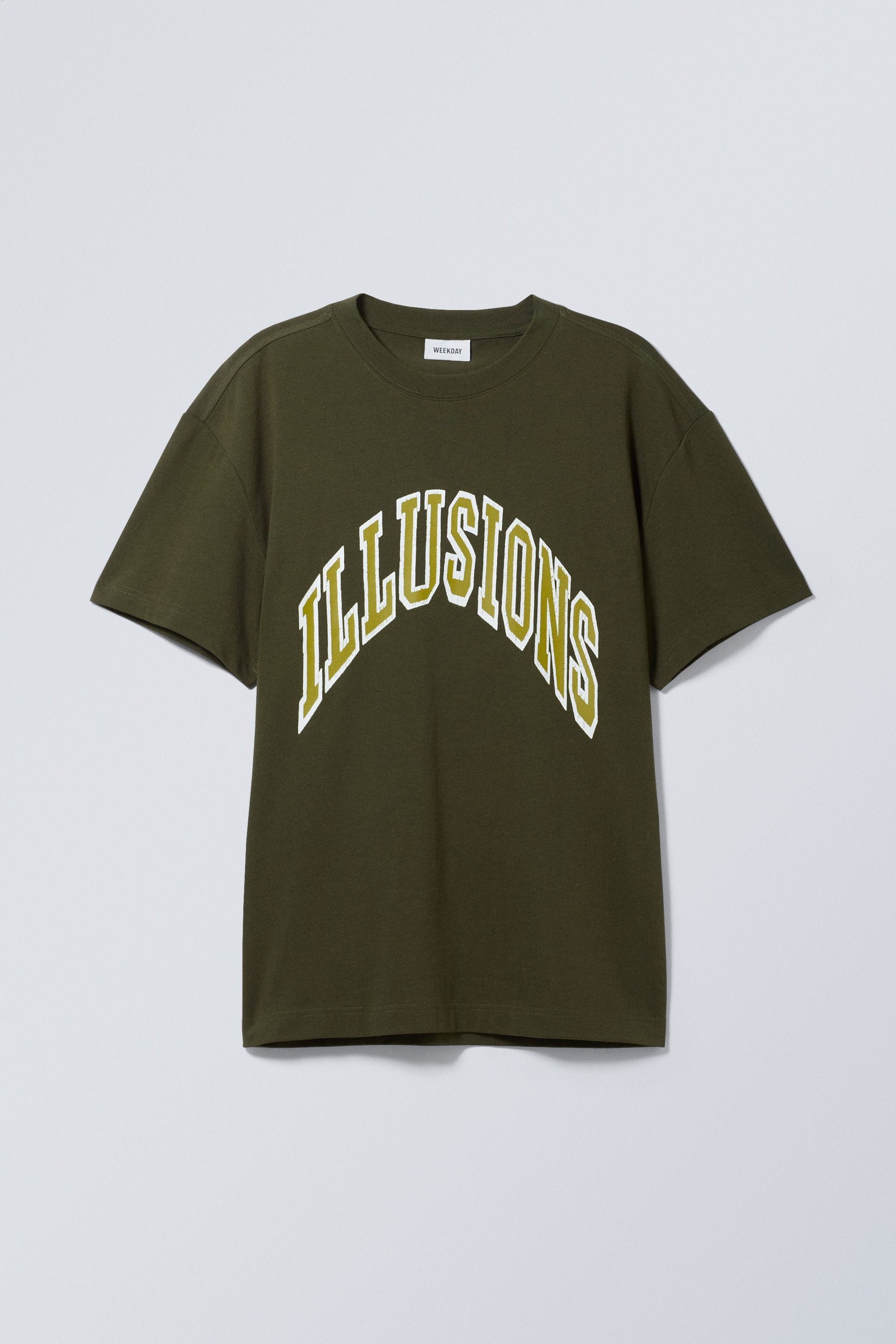 Illusions - Oversized-T-Shirt mit Grafikprint - 0