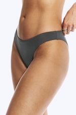 Mørkegrå - Skimmer - Scoop bikiniunderdel - 1