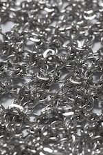 Silver - Chain Link Handbag - 1