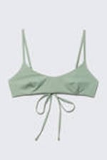 Light Green - Strappy Bikini Top - 7