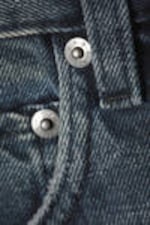 Deep Ocean Blue - Dunkelblau - Time Loose Bootcut Leg Jeans - 1