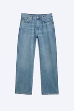 Captain Blue - Ljusblå - Galaxy Mid Waist Loose Straight Jeans - 5
