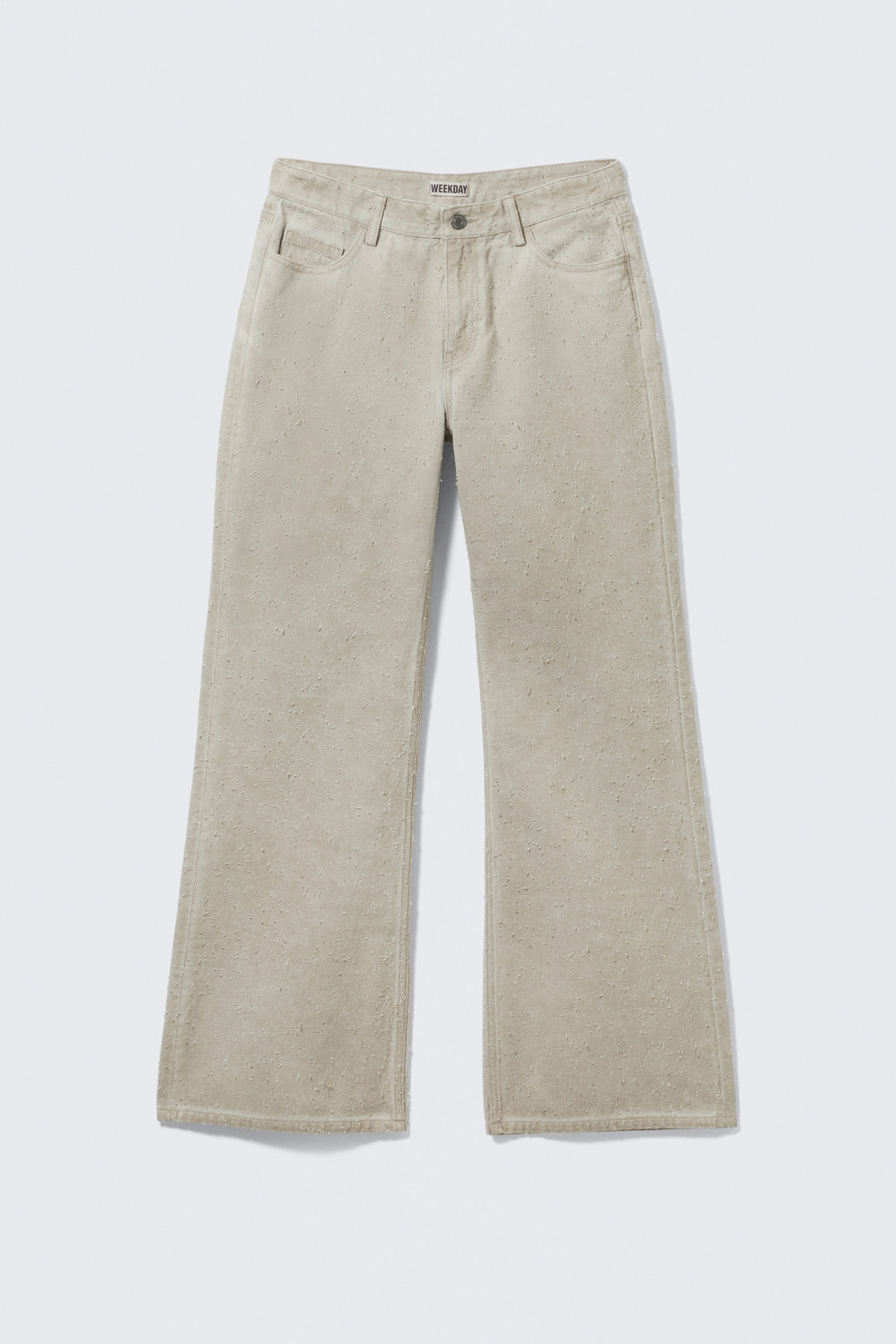 Light Mole - Low Rise Loose Bootcut Trousers - 5