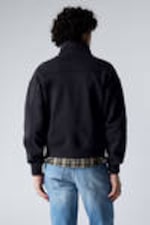 Navy Blue - Zip-up Cotton Track Jacket - 2