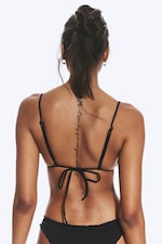 Black - Frill Bikini Top - 2