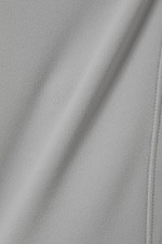 Grau - Kurzes Sporttop mit tiefem Ausschnitt - 5