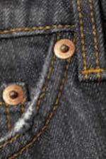 Ash Black - Black - Ample Low Rise Loose Wide Leg Jeans - 1