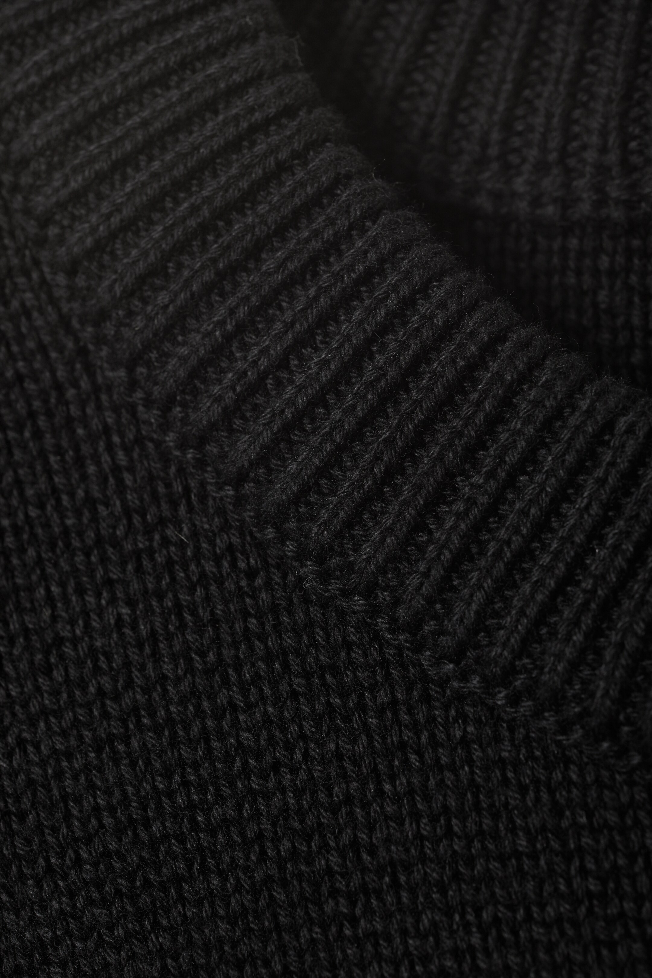 Nagyobb kép megtekintése: Regular Knitted Cotton Sweater - Black - FÉRFI | H&M HU 5