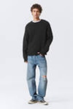 Black - Cypher Oversized Sweater - 1