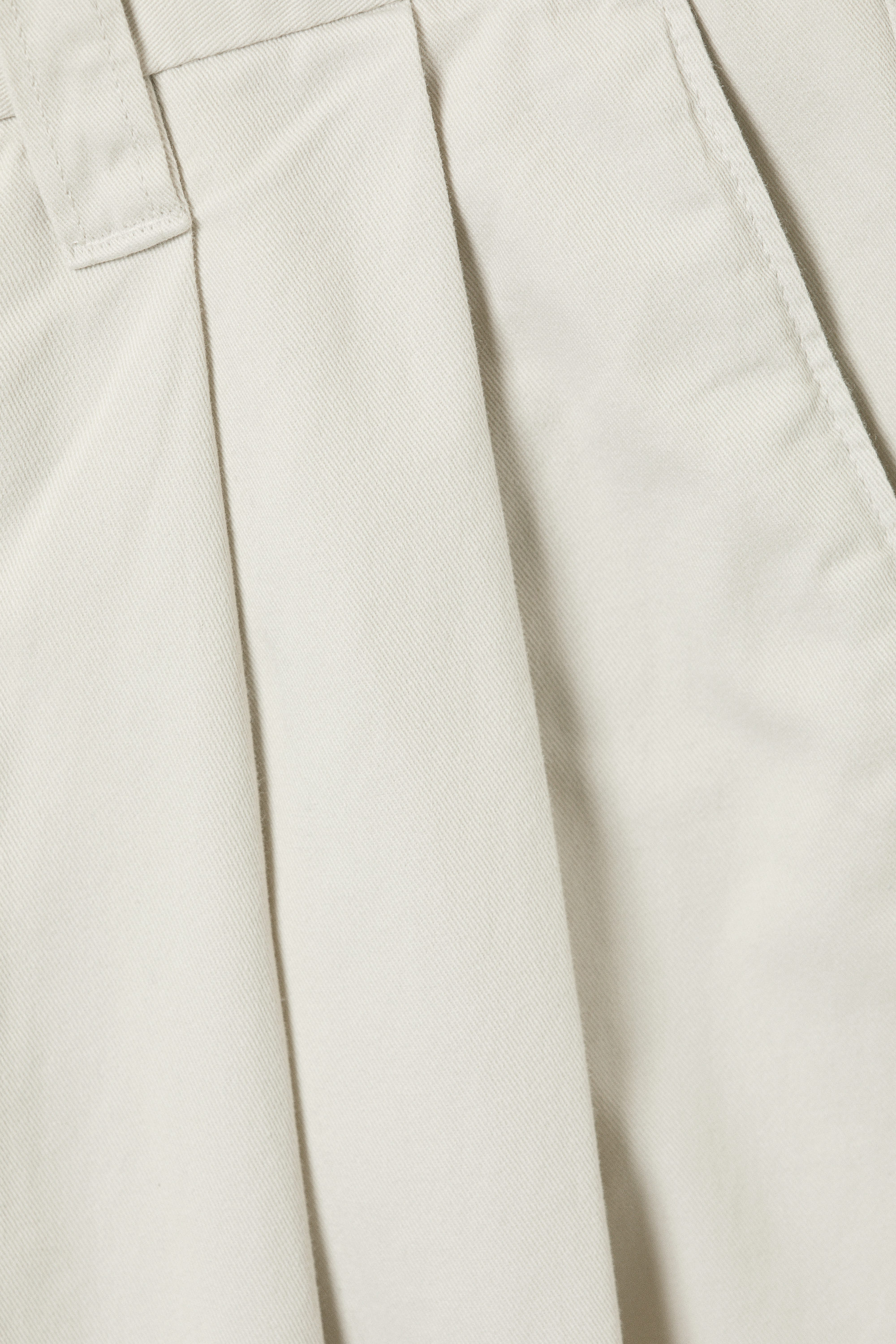 otis baggy pleated twill chinos - Light Beige | Weekday WW