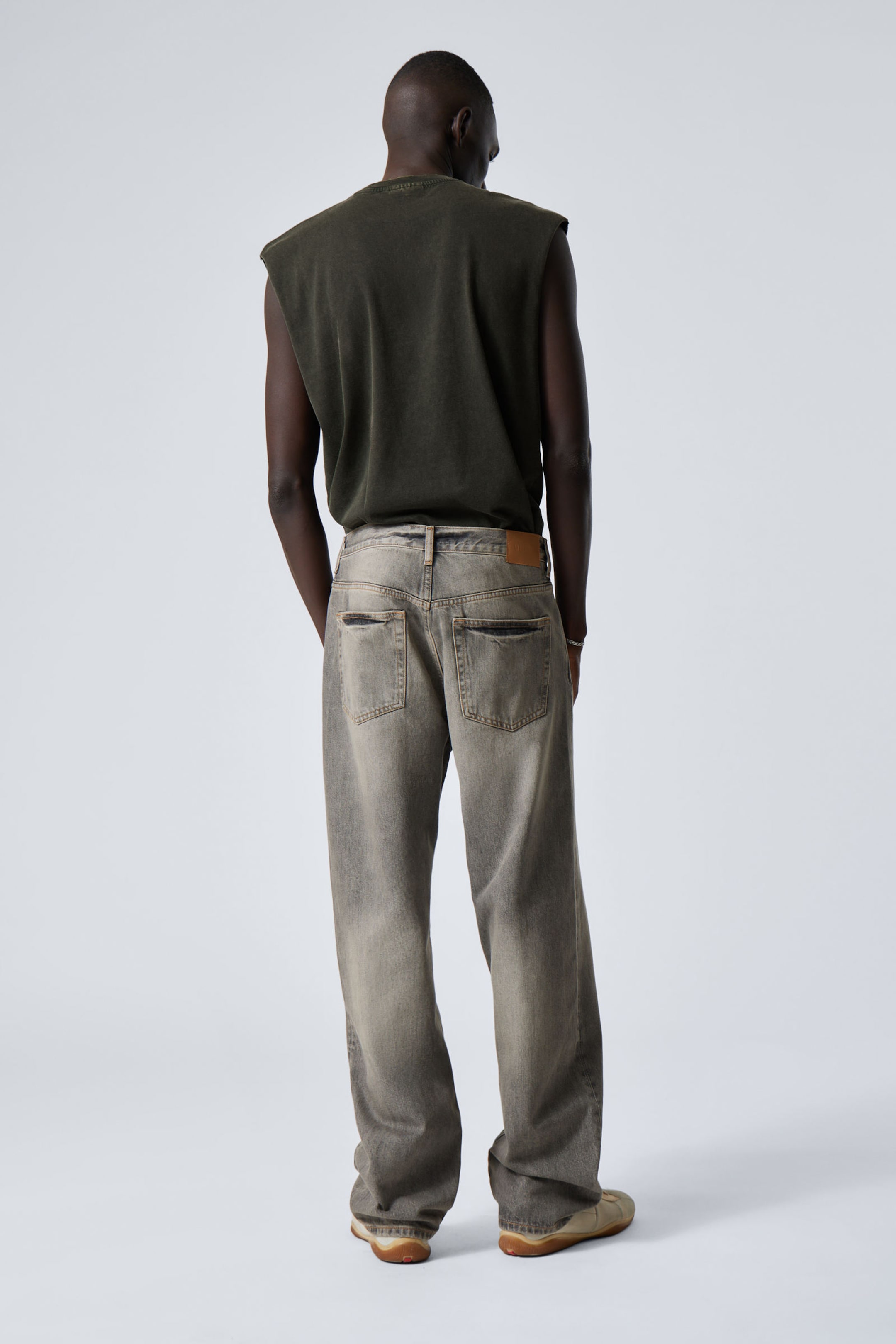 Canyon Grey - Medium Grey - Galaxy Loose Straight Leg Jeans - 19
