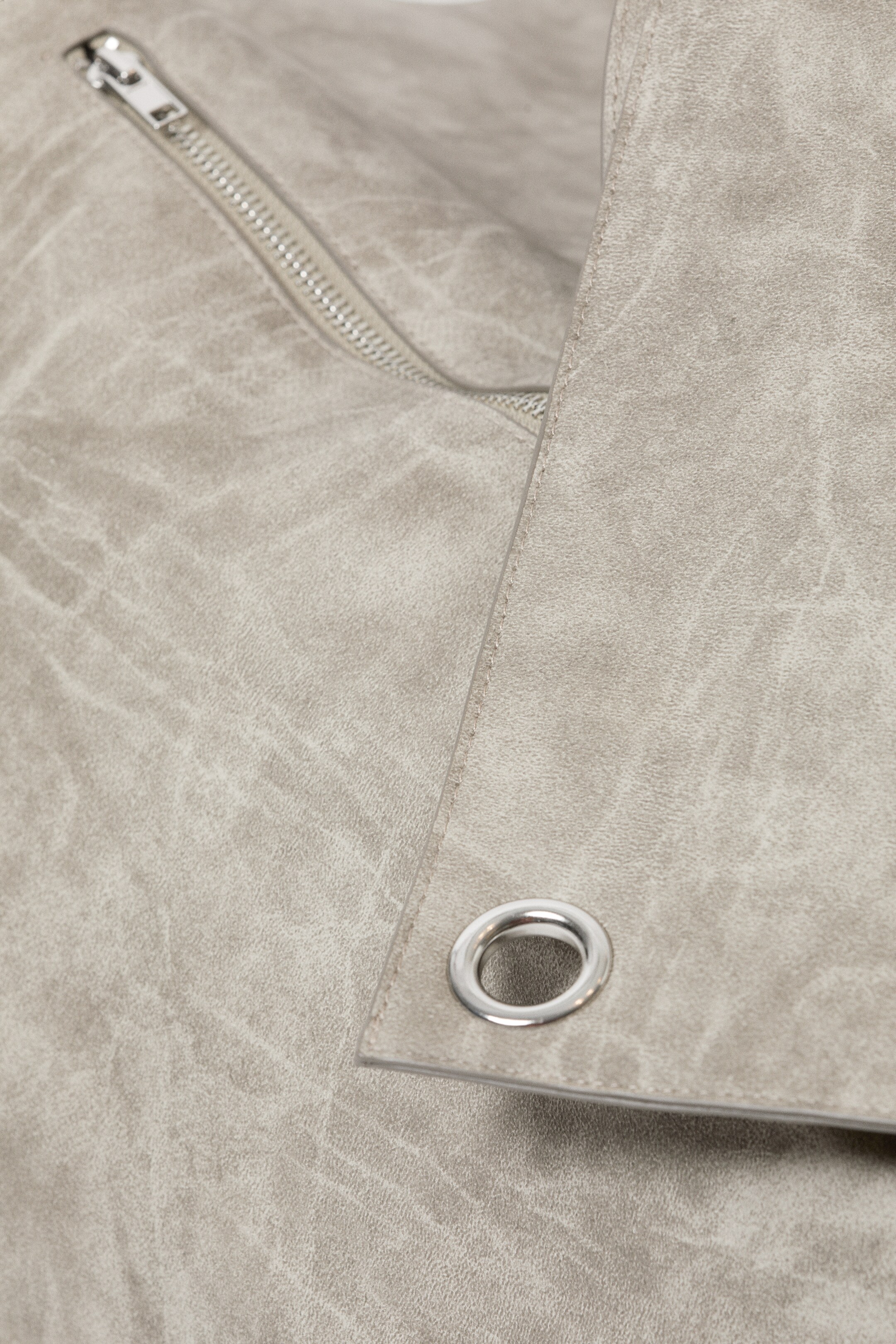 Agrandir l'image: Grand sac pochette en similicuir - Taupe cendré clair - FEMME | H&M CH 4