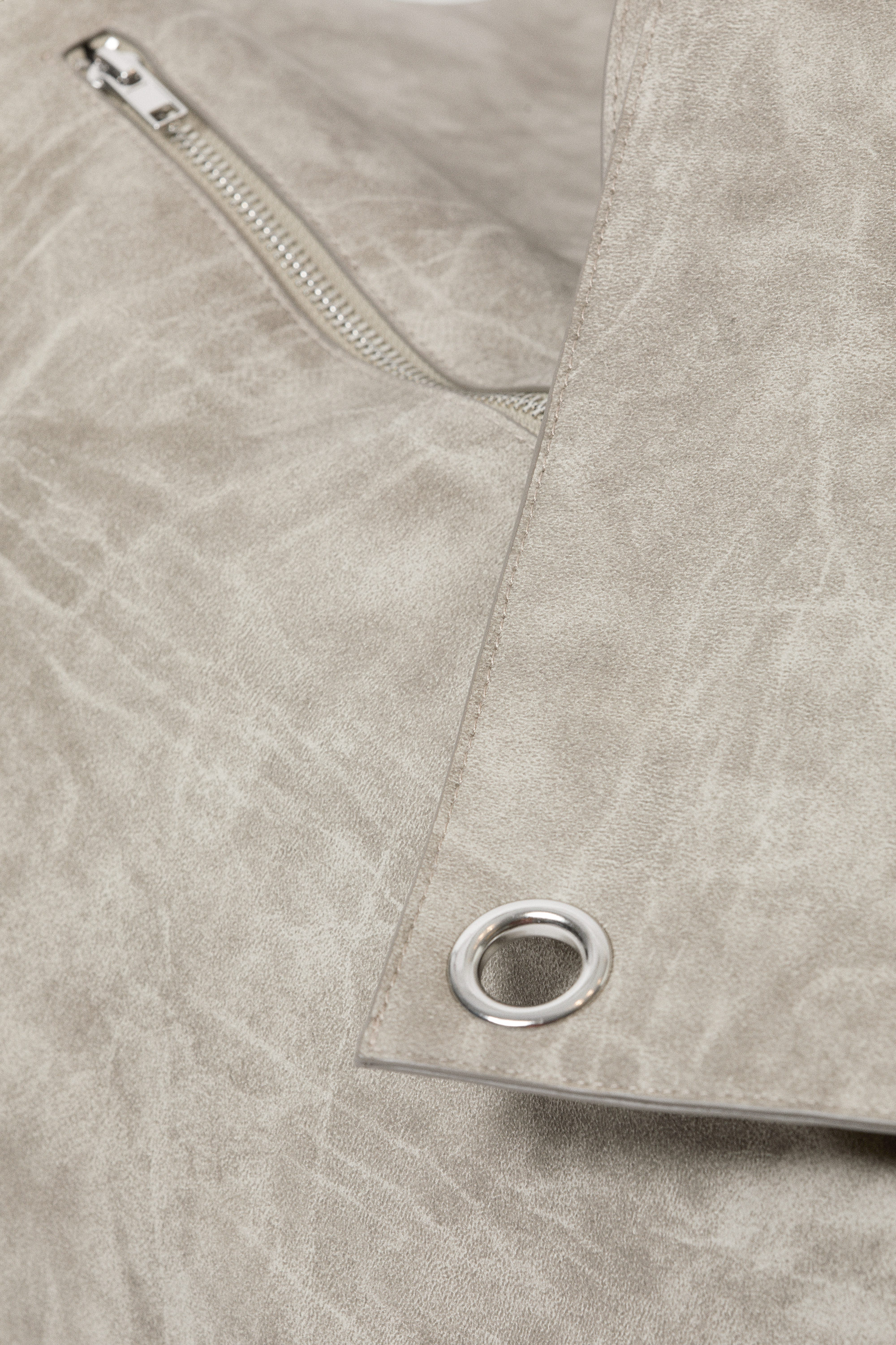 Ljus dimmig mullvad - Stor kuvertväska i skinnimitation - 2