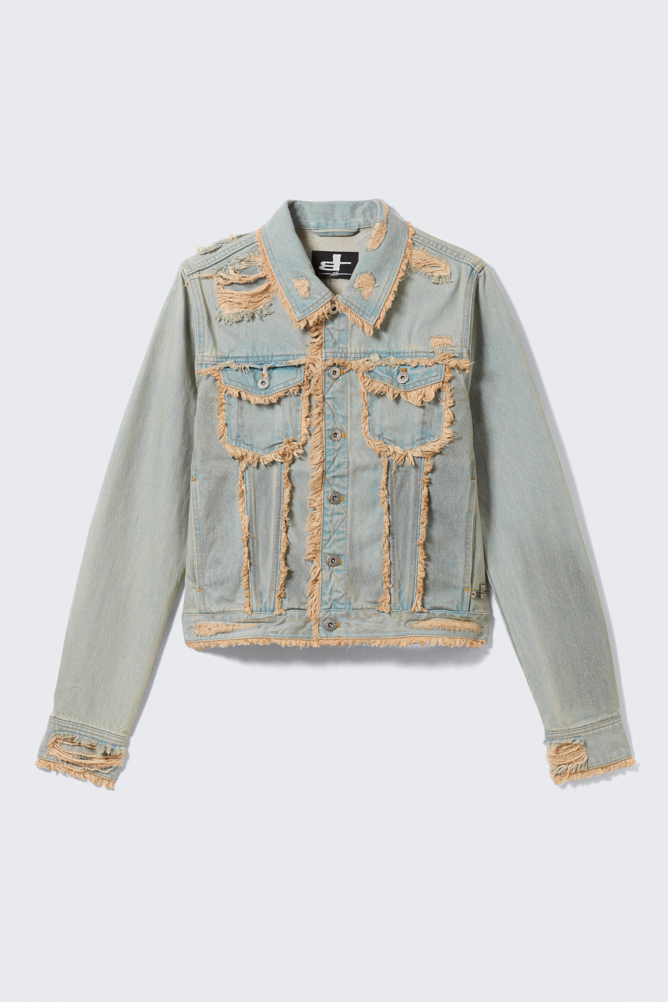 Grotere afbeelding bekijken: CM x LB Looser Pink Rip Unisex Jacket - Light Blue - Pink Rip - HEREN | H&M BE 1