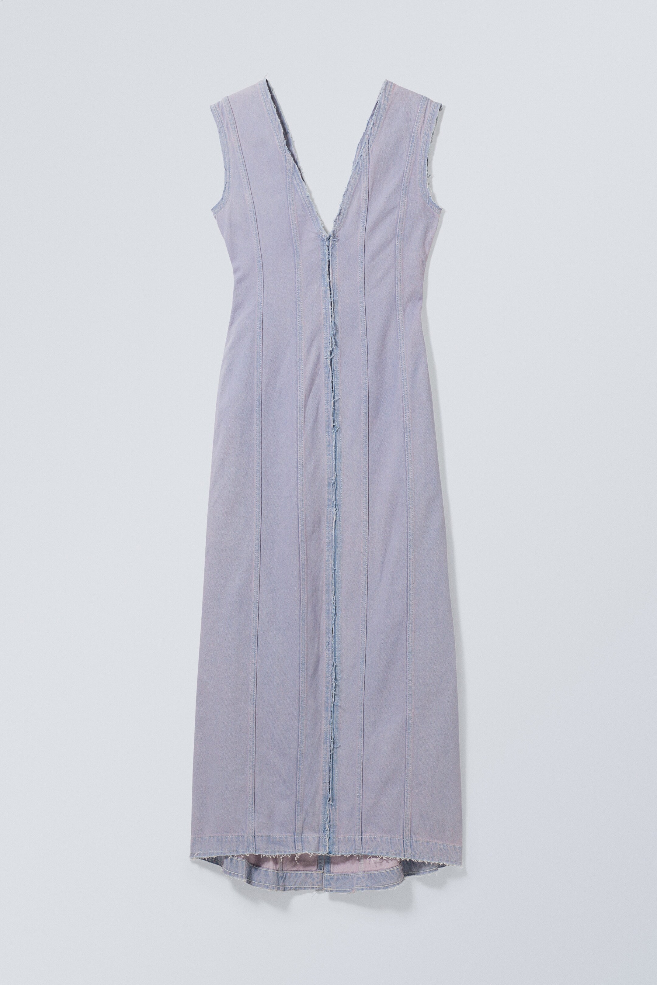 Lilac - Skewed Denim Dress - 0