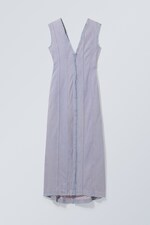 Lilac - Skewed Denim Dress - 0