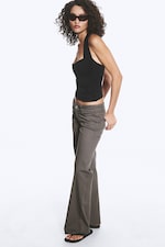 Dark Mole - Stretch Bootcut Trousers - 2