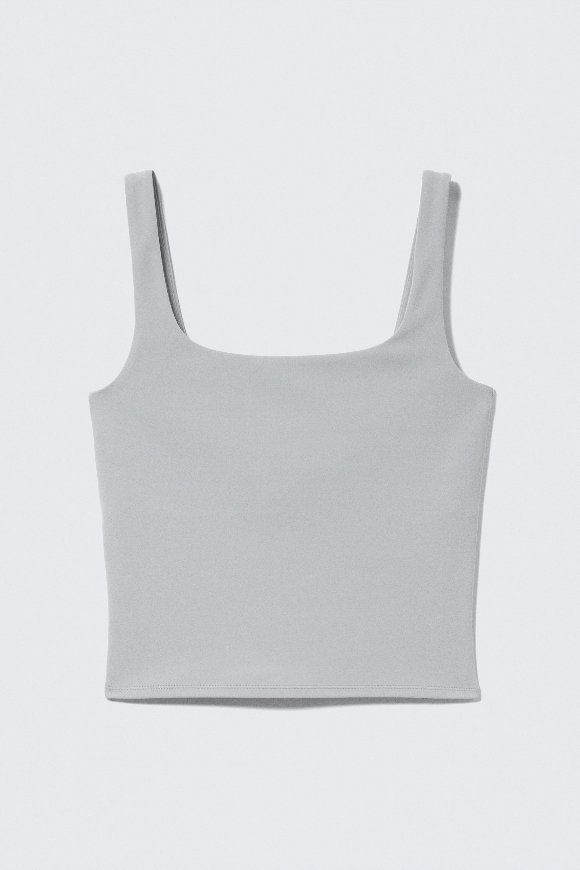 Croppad sporttopp - Ljus dimgrå/Vit/Mörkbrun/Svart/Mörkgrå/Mörkbrun/Mörk khakigrön