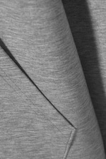 Grey Melange - Simon Scuba Zip Hoodie - 6