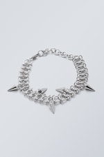 SIlver - Spike Bracelet - 0