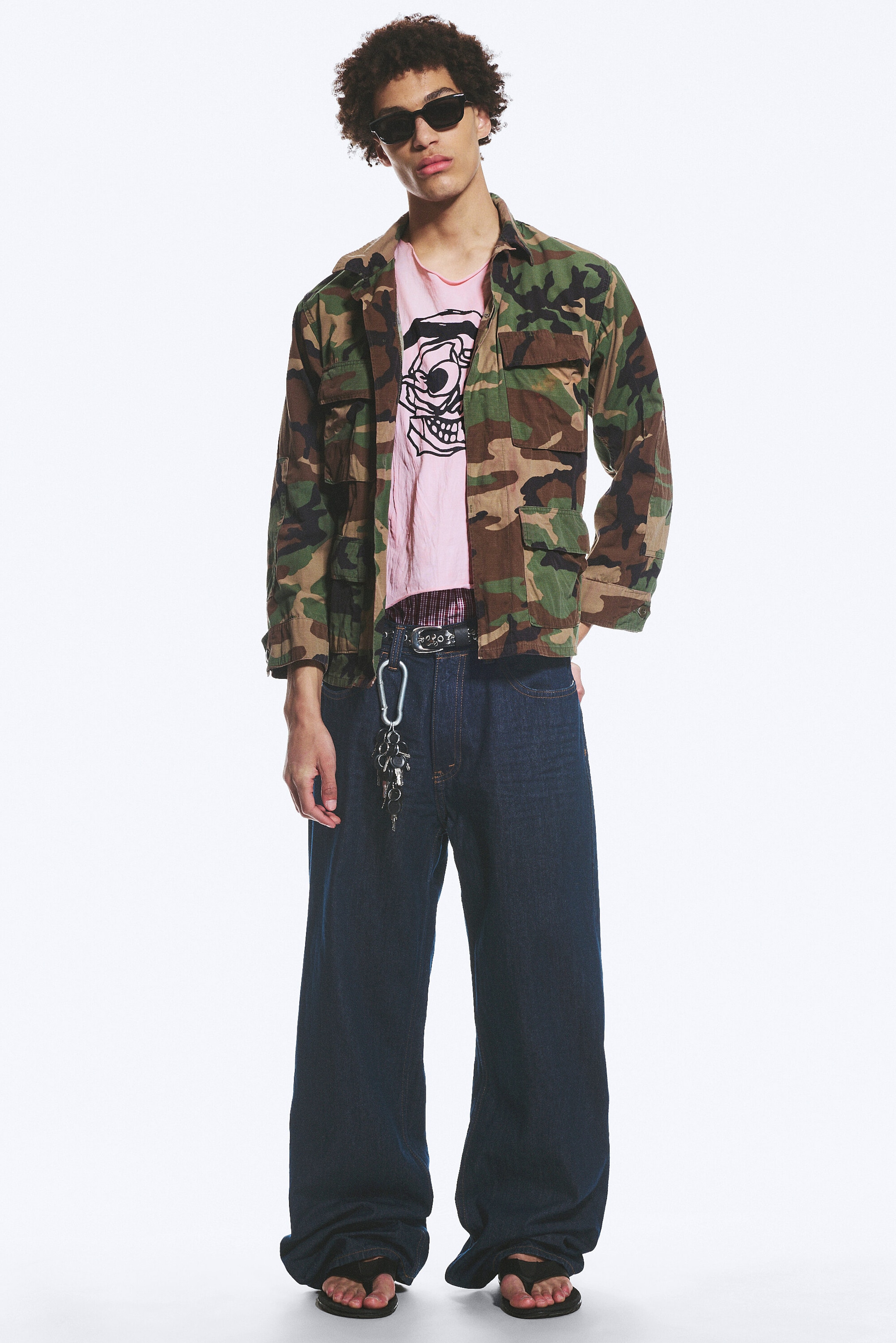 Extra Blue Rinse - Medium Blue - Looser jeans met normale taille en wijde pijpen - 2