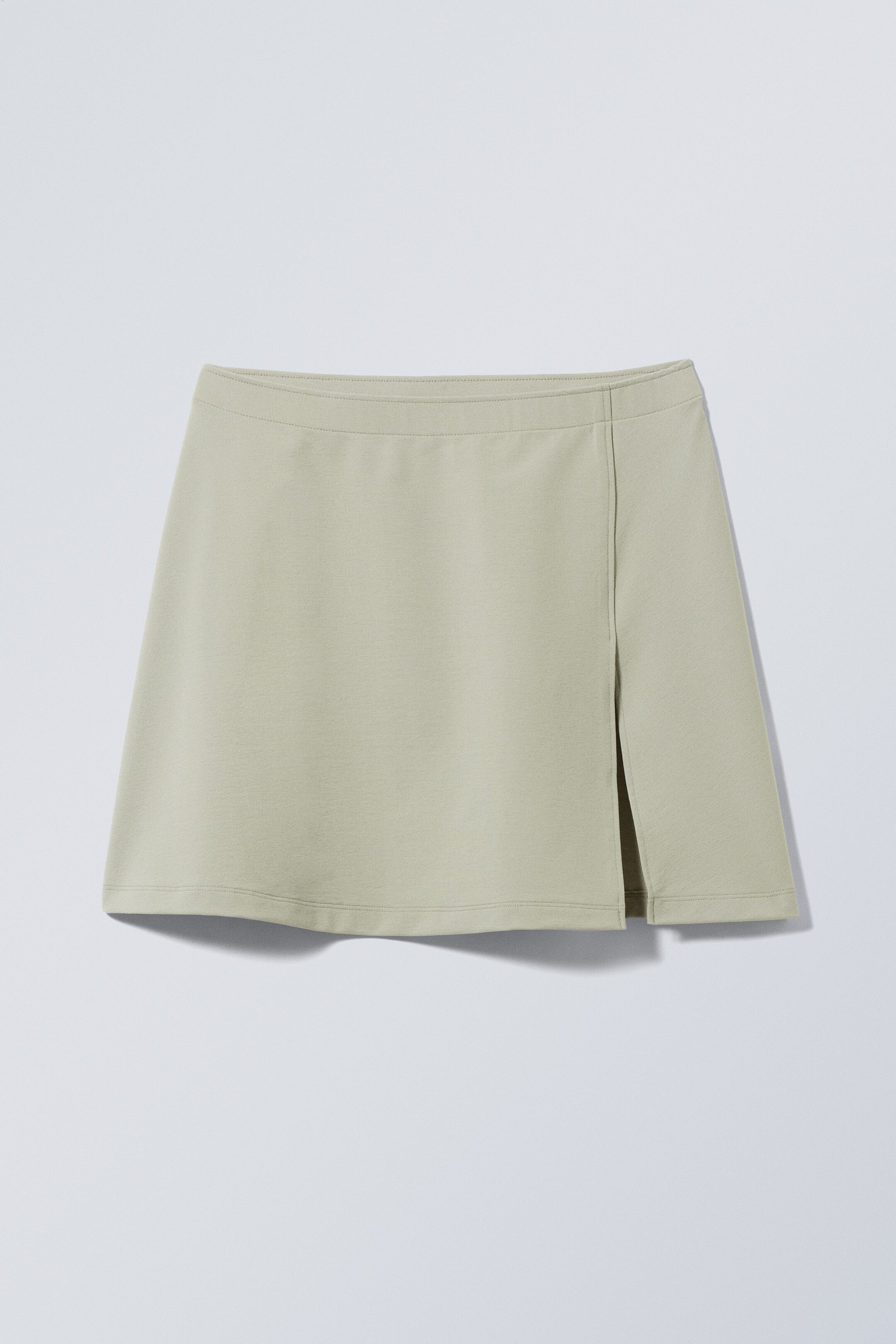 View larger image: Anna Slit Mini Skirt - Sage - Ladies | H&M GB 1