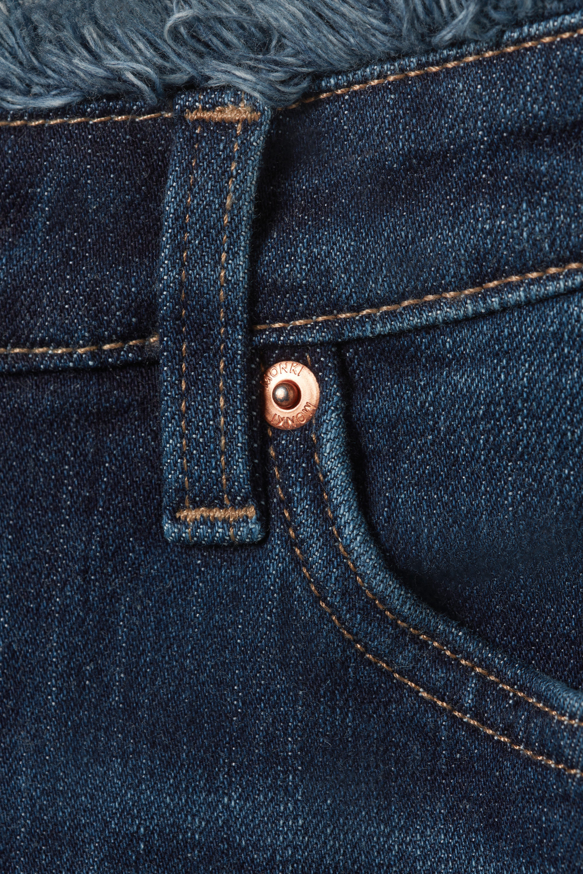 Summit Blau - Dunkelblau - Katsumi Low Rise Slim Flared Leg Jeans - 6