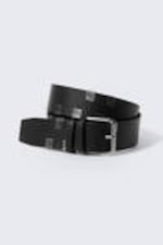 Black - CM x LB Faux Leather Belt - 0