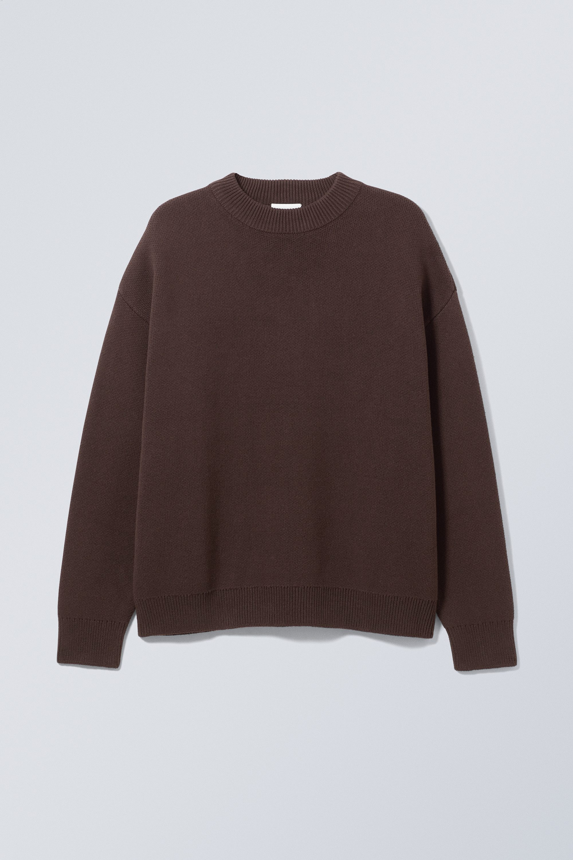 トップス simplycomplicated WEEKDAY SWEATER brown john oversized sweater - Dark brown | Weekday EU