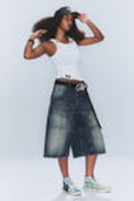 Canyon Blue - Dark Blue - Dunno Loose Fit Carpenter Jorts - 2