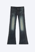 Morbid Blue - Dunkelblau - Booty Bei Low Rise Skinny Bootcut Jeans - 5