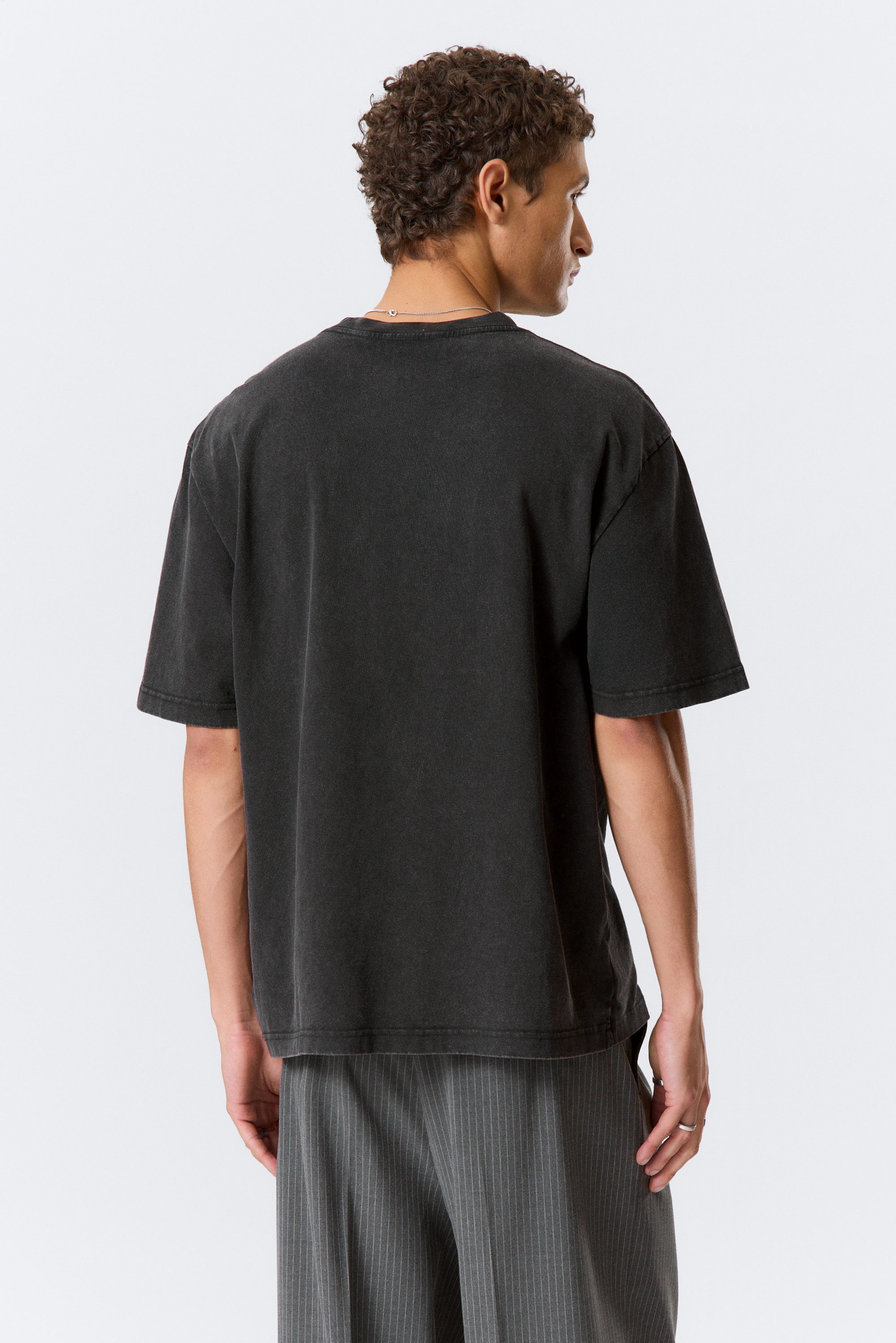 Black - Thunder Tour - Relaxed Graphic Printed T-shirt - 3