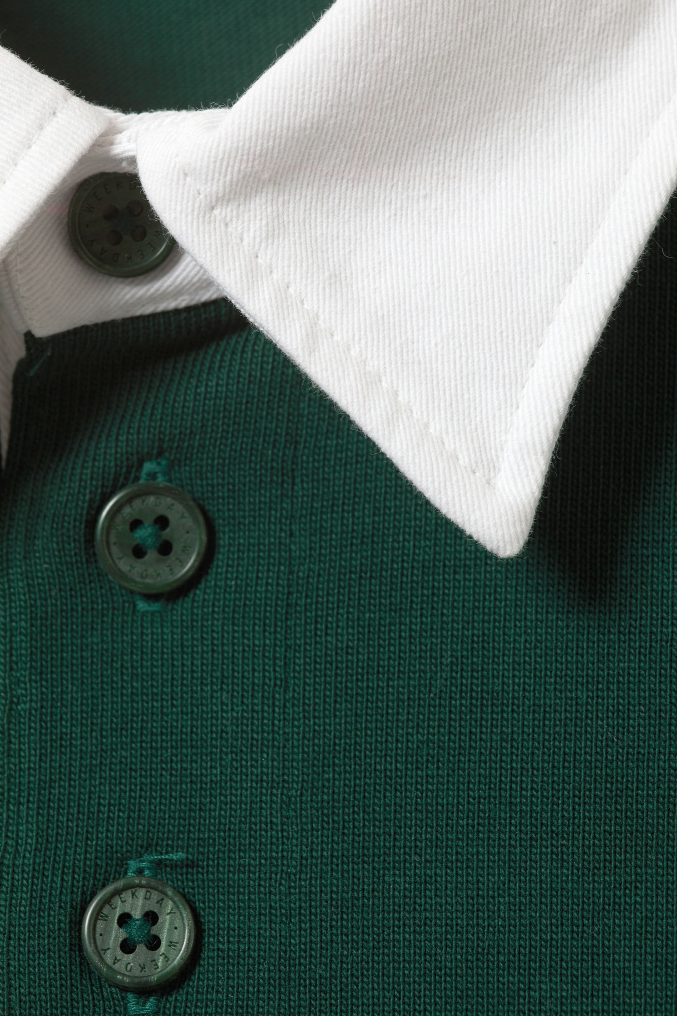 Dark Green - Long-Sleeved Rugby Shirt - 4