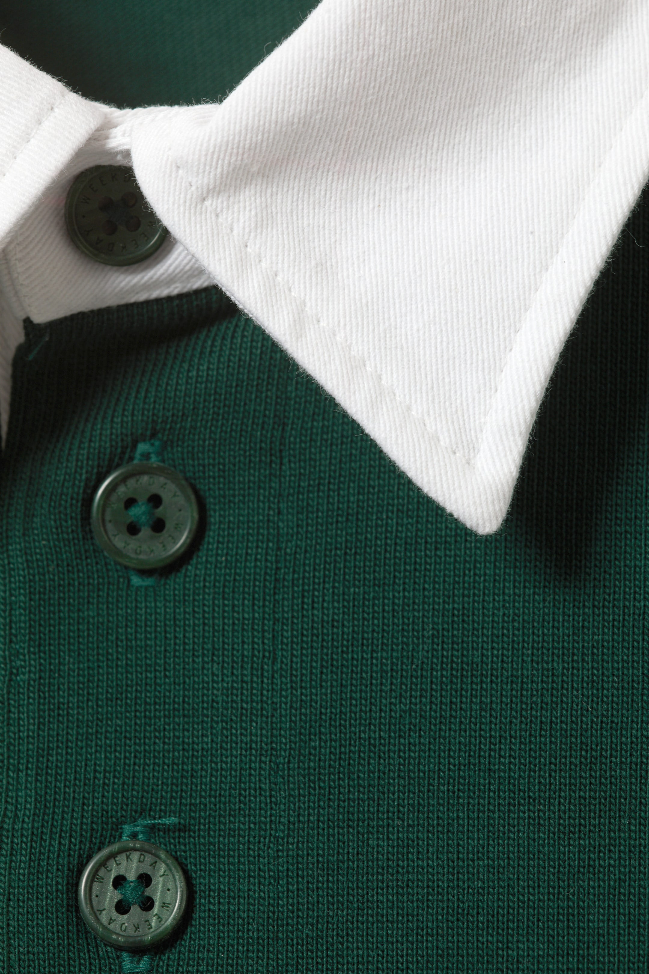 Dark Green - Long-Sleeved Rugby Shirt - 2