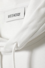White - Oversized Midweight Hoodie - 1