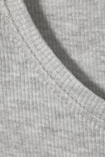 Dusty Grey - Pure Crop Tank Top - 1