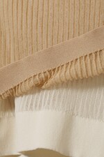 Beige / Dusty White - Dual Long Sleeve Top - 3