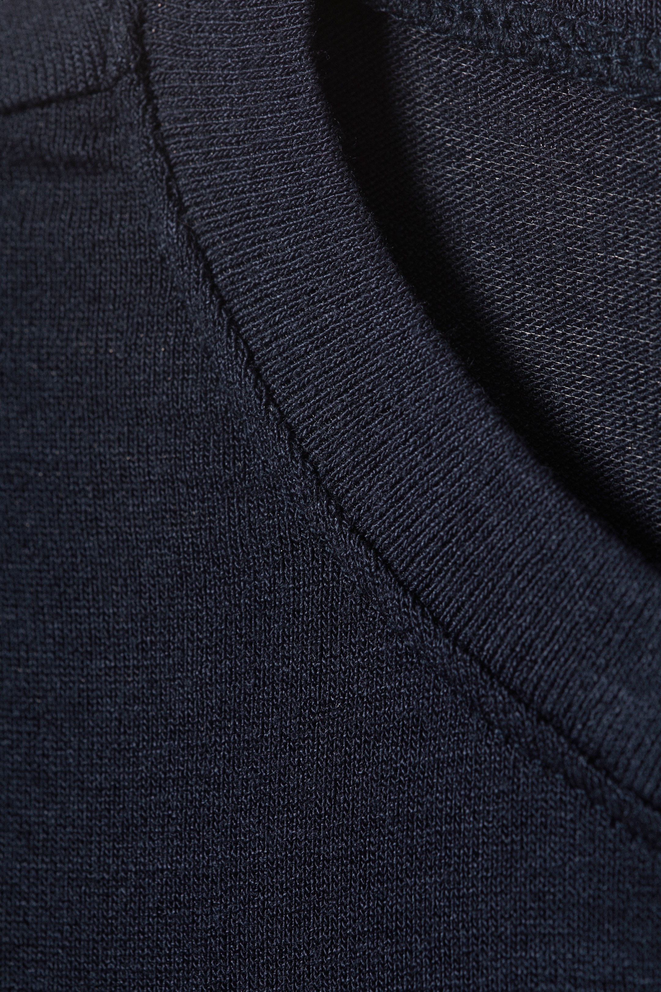 Ver imagen más grande: Slim Long-Sleeved Henley Top - Azul oscuro - MUJER | H&M ES 5