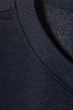 Dark Blue - Slim Long-Sleeved Henley Top - 1