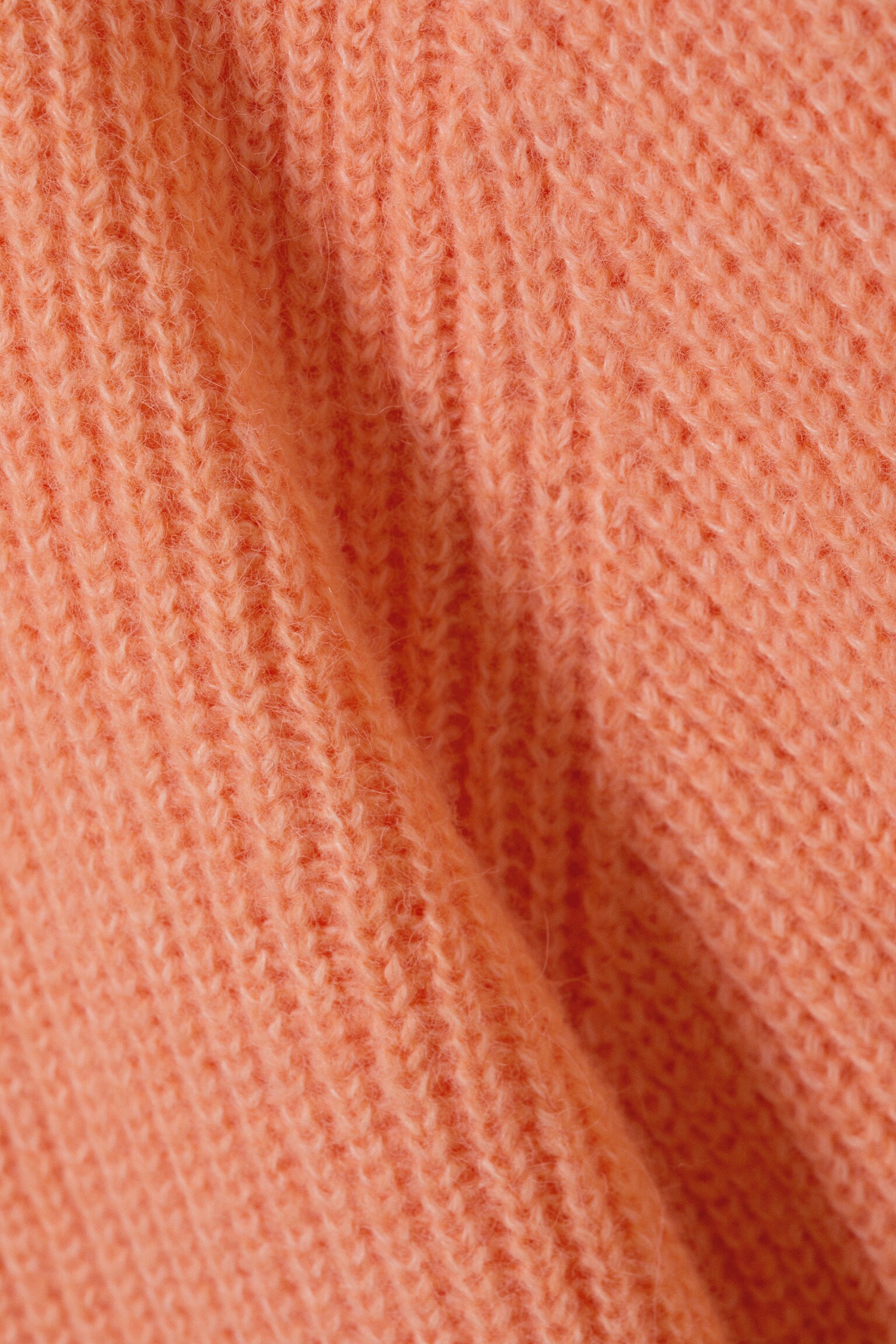 Soft Knitted Cardigan - Light Orange/Beige/Light Yellow - 5