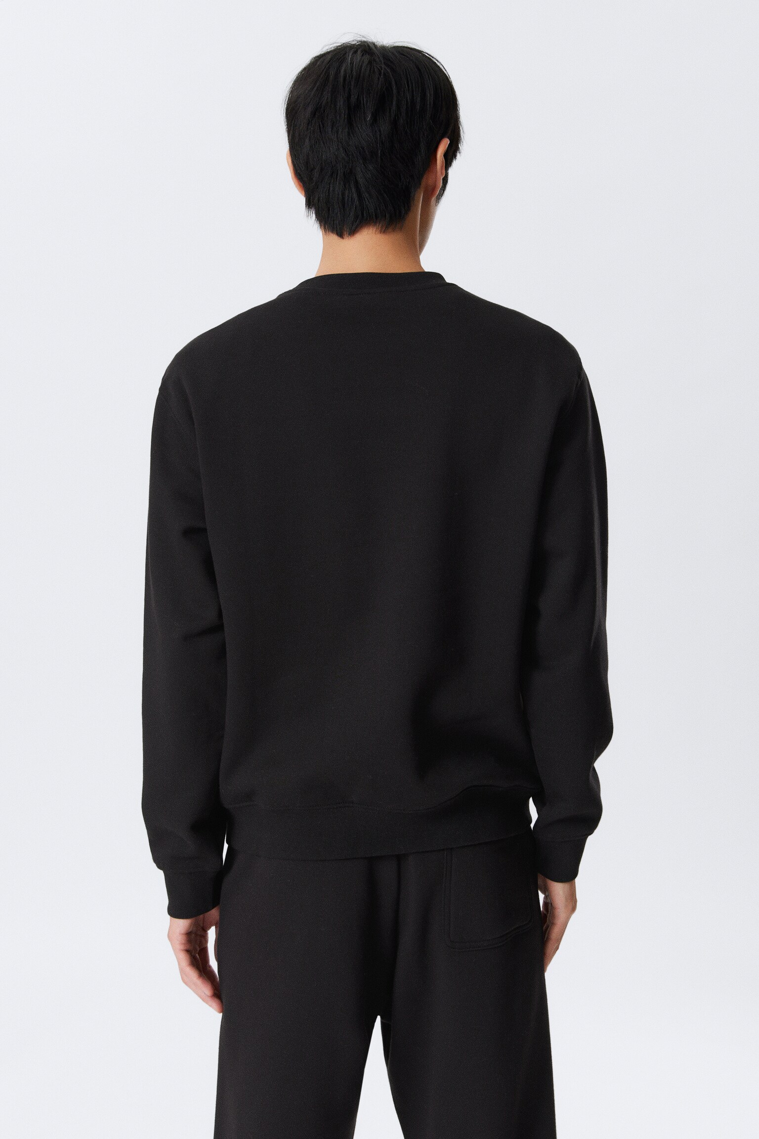 Classic Sweatshirt - Svart/Marinblå/Mörkgrön/Gråmelerad/Vinröd/Mörkblå - 5