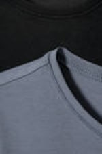 Black - 2-pack Slim Fitted T-shirt - 1